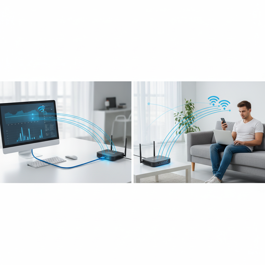 TERBAIK! 5 Perbedaan LAN dan WiFi Serta Keunggulan Stabilitas Kabel